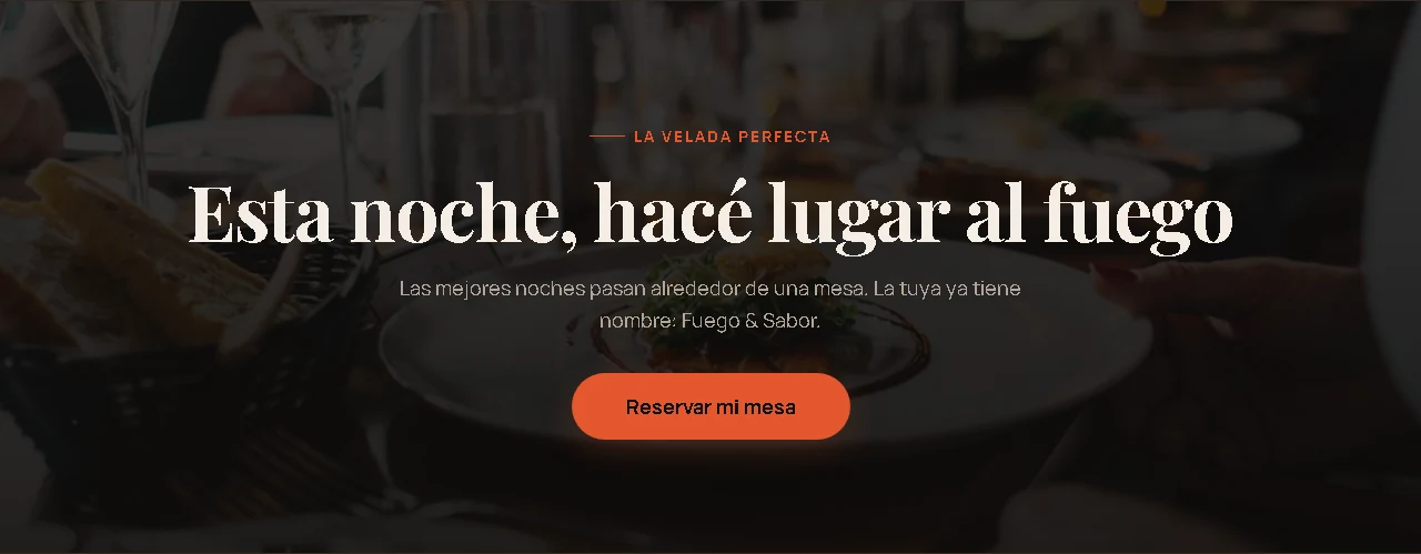 Cierre con llamada a la acción en la landing de ejemplo